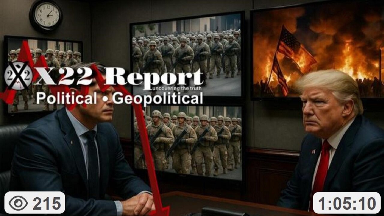 Trump's Preparing Countermeasures, Playbook Known, Military Is The Only Way ~ X22 Report (8.25.25) Ep 3716b