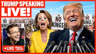 🚨Trump Speaks LIVE Now As Senile 'No Kings' Protesters HUMILIATED by Memes | New Assassin Threat…