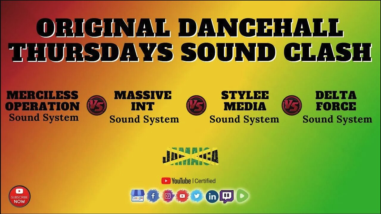 Original Dancehall Thursdays Merciless Operation 🆚 Massive INT 🆚 Stylee Media 🆚 Delta Force