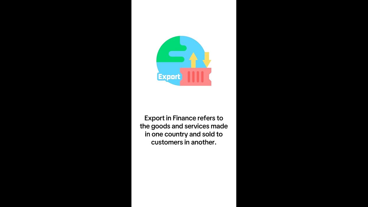 What is the Export in Finance?