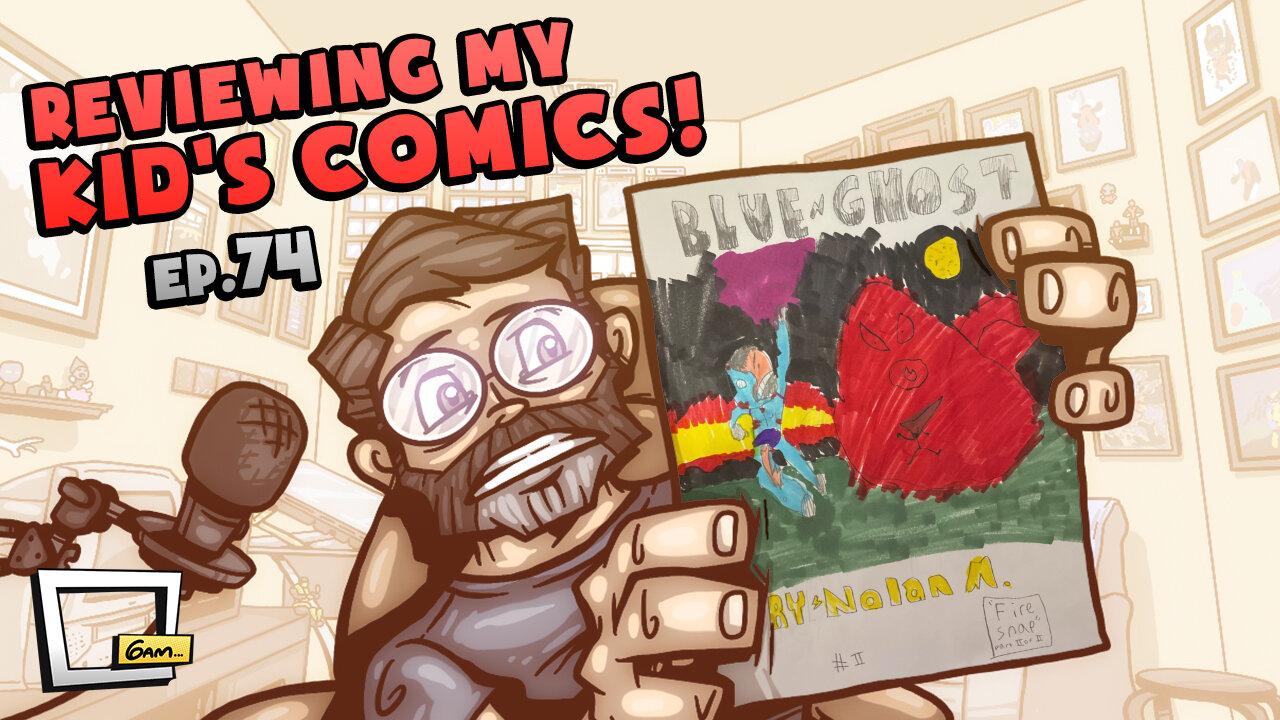 Reviewing my 9-Year-Old's Comics: Blue Ghost - Fire Snap Part II