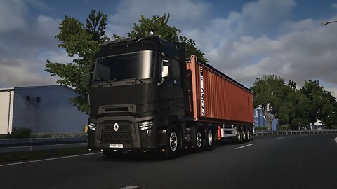 ETS2 | Renault T 520 | Mannheim DE to Strasbourg FR | Open-Top Container 18t