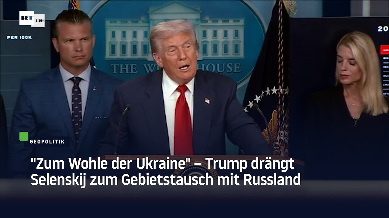 Zum Wohle der Ukraine – Trump drängt Selenskij zum Gebietstausch mit Russland