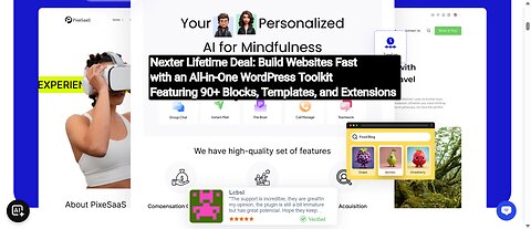 Nexter Lifetime Deal! : Build Faster WordPress Sites Without Code with Nexter
