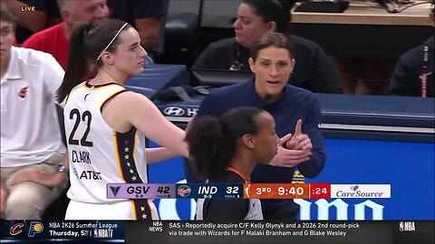 👀 FLAGRANT on Aari McDonald, Caitlin Clark holds back coach from ref | Indiana Fever WNBA basketball