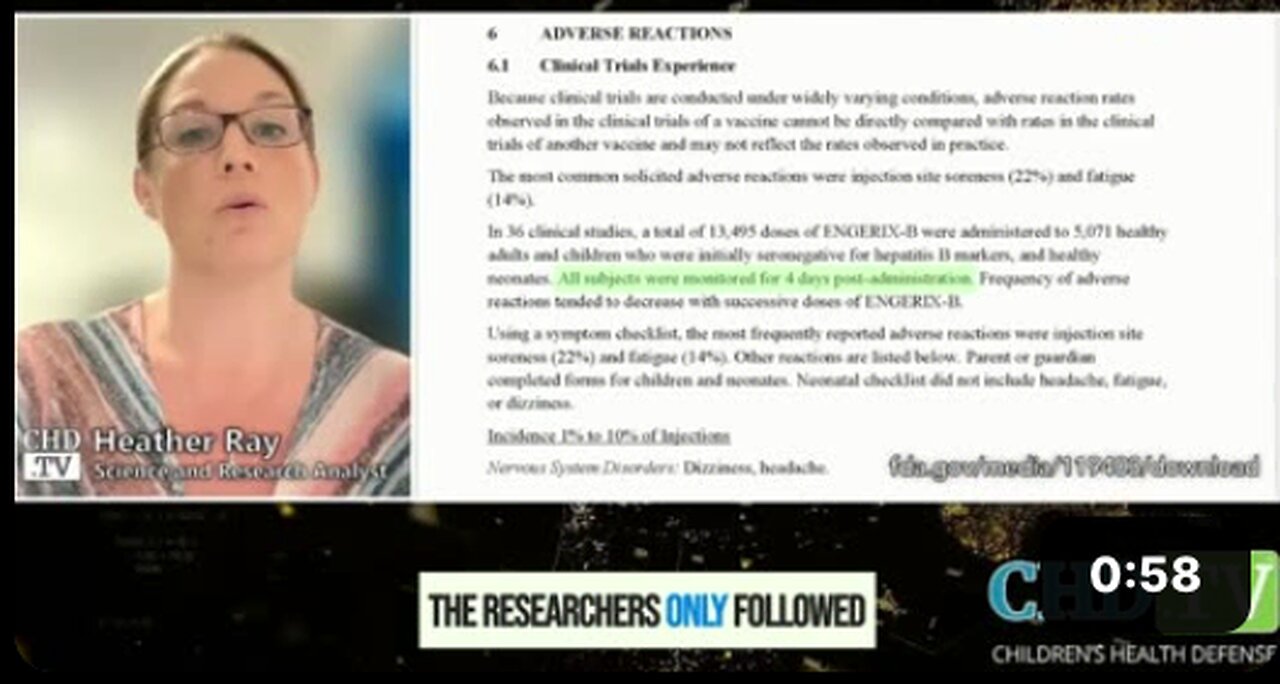 ABSURD: Did you know THIS about Hep B vaccine clinical trials?