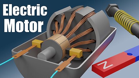 ⚙️ How does a DC electric motor work?