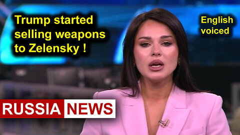 It happened! Trump started selling weapons to Zelensky!