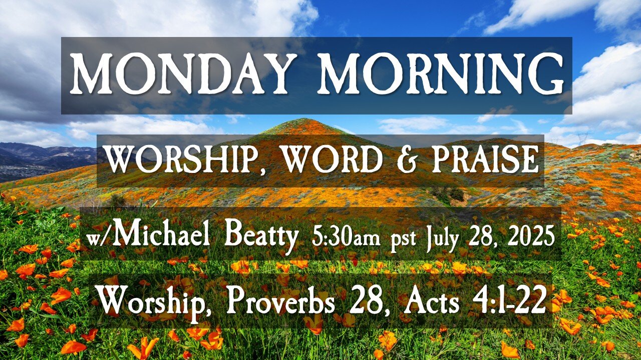 🌤️MONDAY MORNING✝️