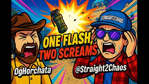 One Flash, Two Screams | CS2 Competitive w/ @Straight2Chaos