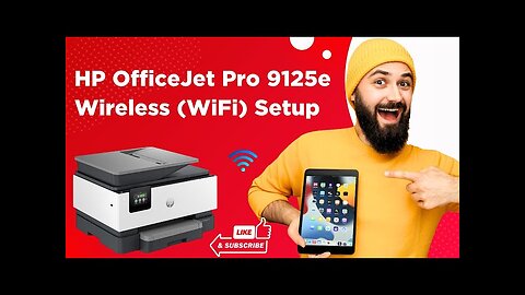 HP Officejet Pro 9125e Wireless (Wi-Fi) Setup