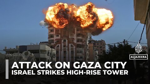 Israeli strikes destroy more buildings in Gaza City, forcing mass displacement