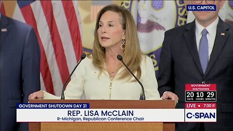 Chairwoman McClain Delivers Remarks on the Government Shutdown