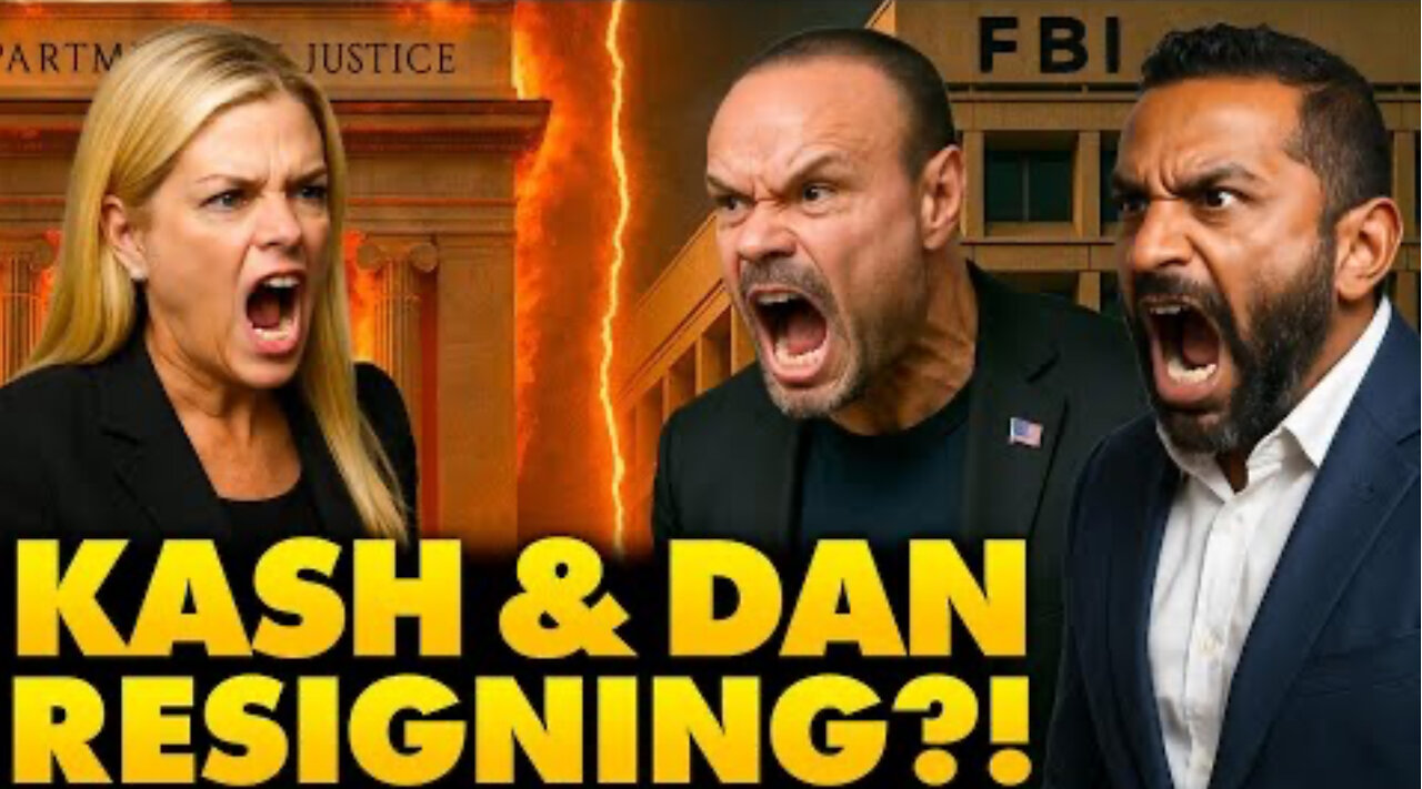 Kash Goes THERMONUCLEAR Joins Bongino In Resigning from FBI if Bondi Stays