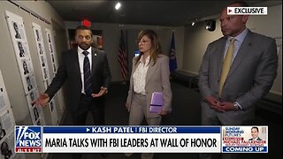 Patel, Bongino's Exclusive Look At FBI's Wall of Honor