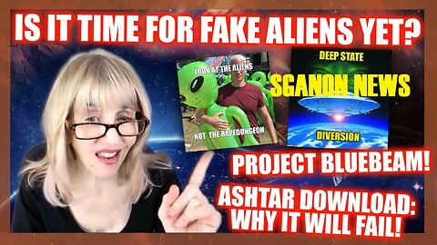 SGANON NEWS. WHITE HAT UPDATE! THEY'VE BEEN PLANNING "FAKE ALIENS" FOR DECADES!