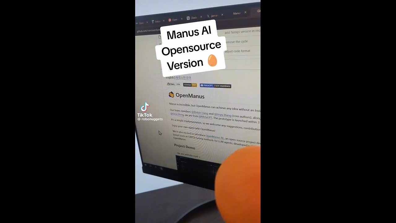 breaking news: openmanus ai a free version and opensource of manus ai without code