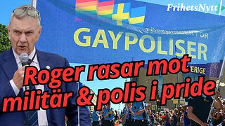 "Helt sjukt! Militärer ska INTE dansa i Pride" - Roger Richthoff