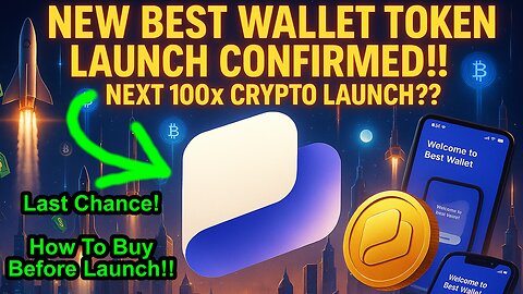 New Best Wallet Token Launch Confirmed!! Next 100X Crypto Incoming?? Last Chance Now
