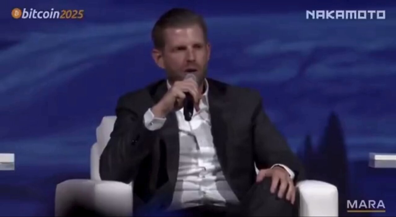 🇺🇸 ERIC TRUMP: “Everybody in the world wants Bitcoin