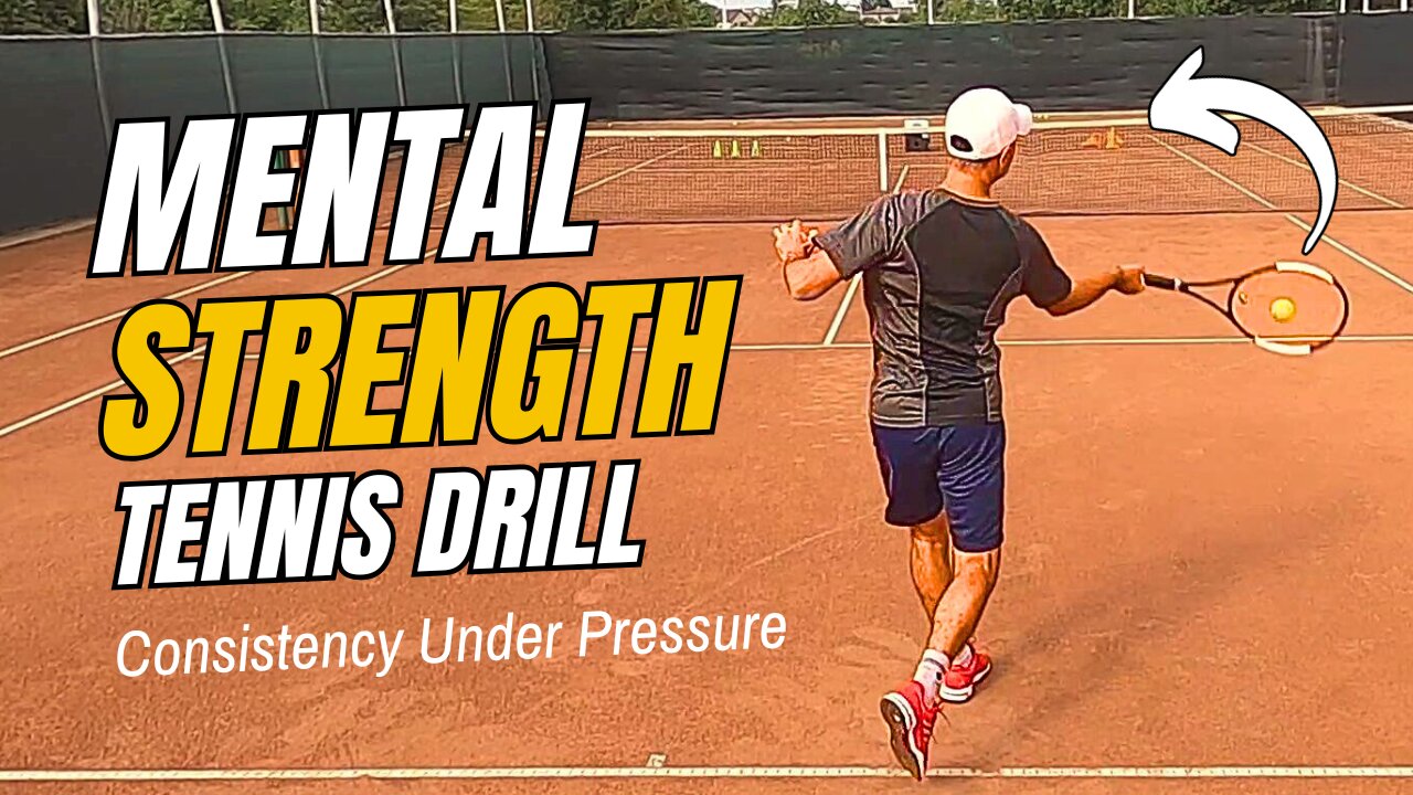 Mental Strength Tennis Drill You MUST Try! (Forehand Consistency Under Pressure)