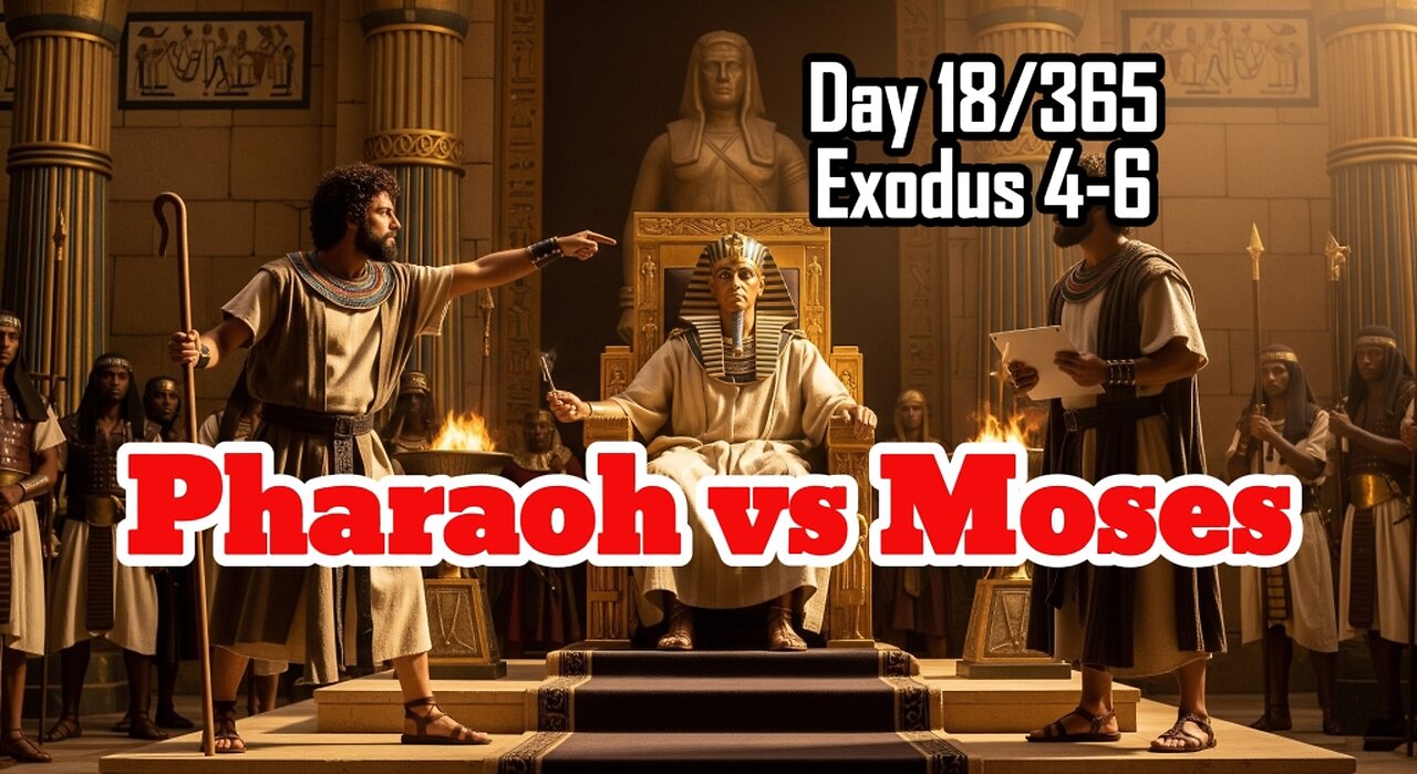Day 18/365 - Pharaoh's Wrath | Moses faces Pharaoh