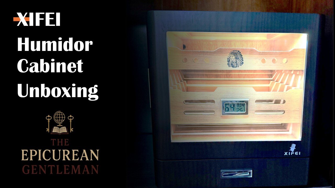 Unboxing the XIFEI Spanish Cedar Humidor — Features & First Impressions