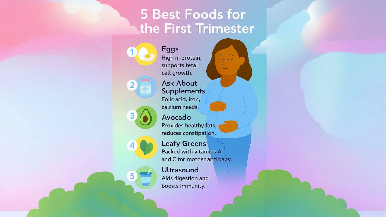 What to Eat During Your First Trimester: Top 5 Foods