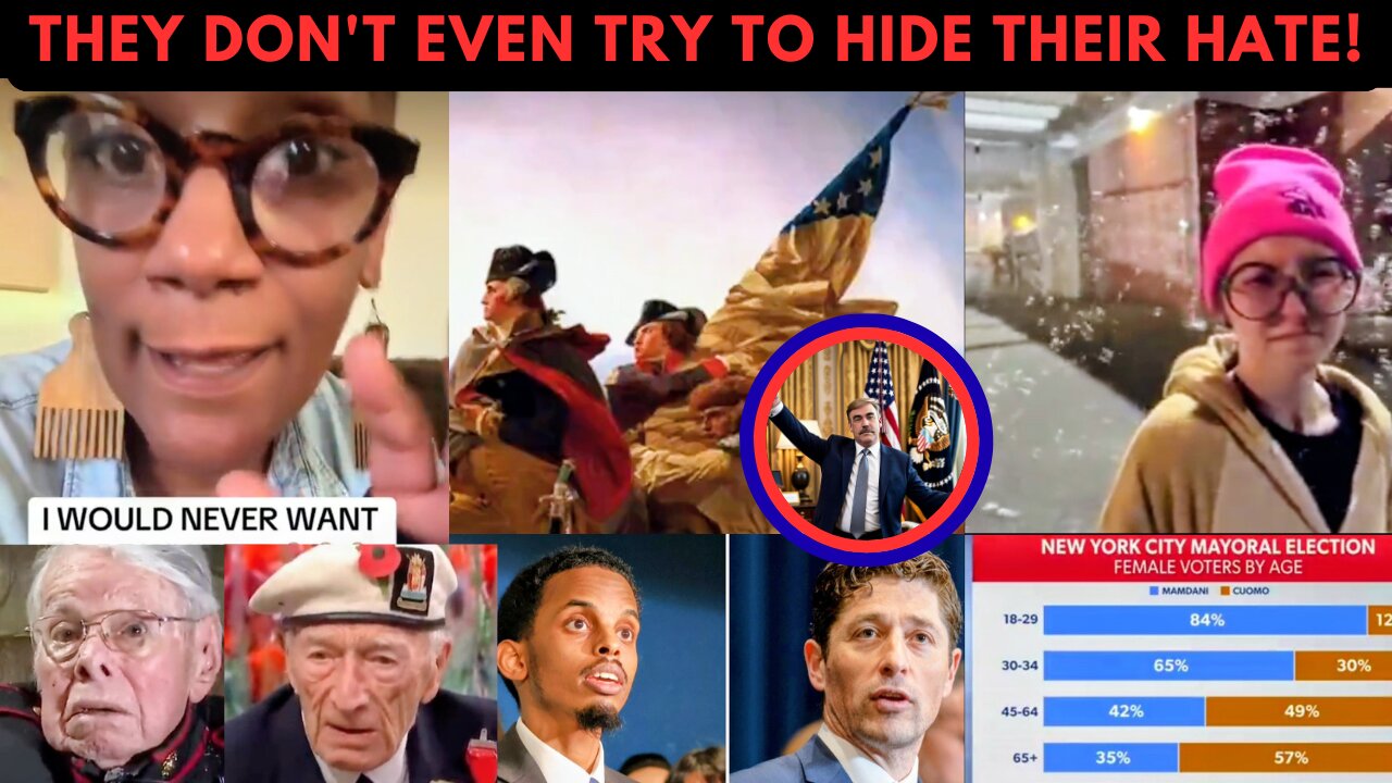 White women and POC are brainwashed to hate our country.....