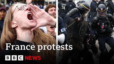 Protests hit France as new PM takes office | BBC News