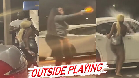Woman Gets Shot At The Gas Station
