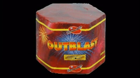 Brillaint - Outblast - 61 Schots Vuurwerk Cake