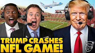 Trump Grabs Mic LIVE At NFL Game, What Happens Next STUNS Internet | EPIC Air Force Flyover SHOCKS