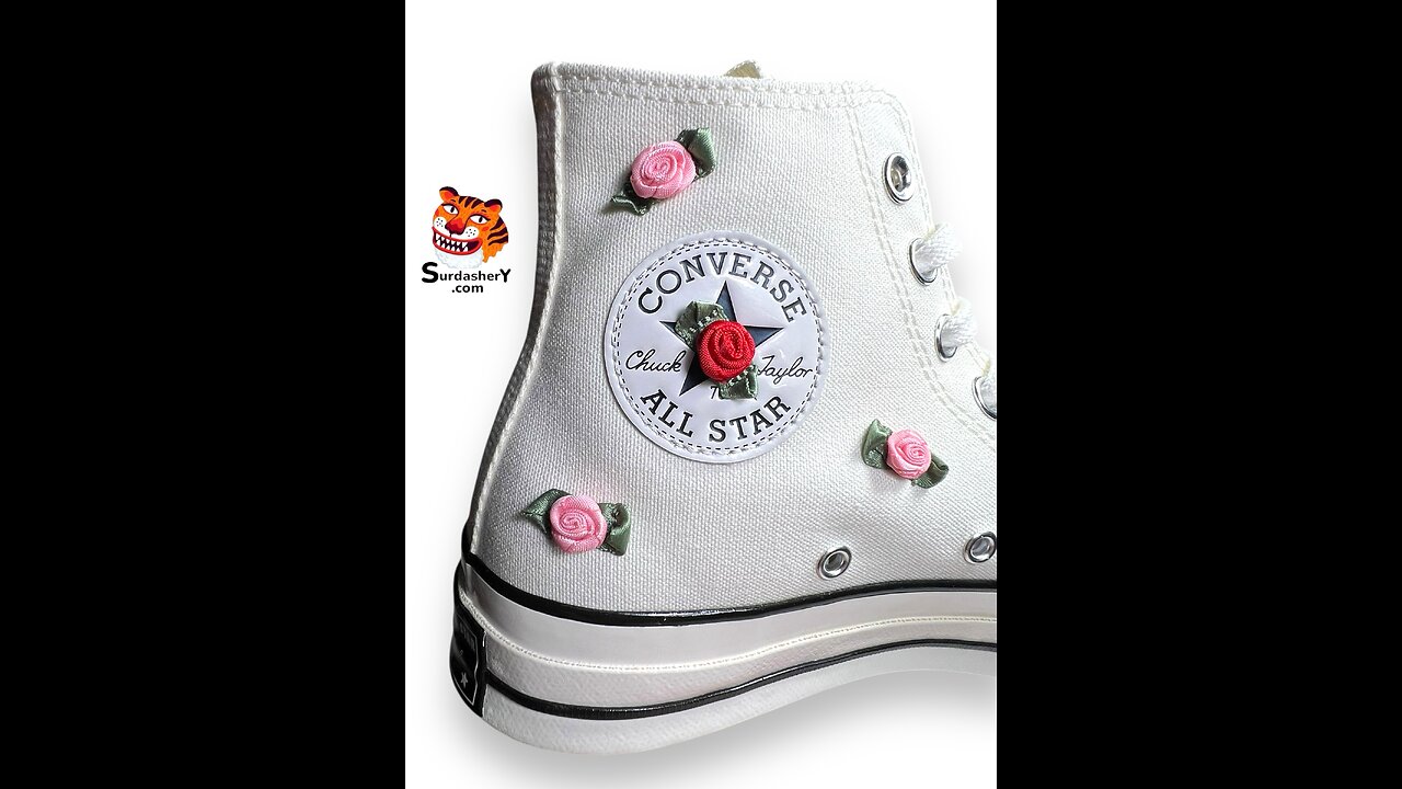 Converse Chuck 70 Valentines Roses High Tops 🌹 SURDASHERY.com