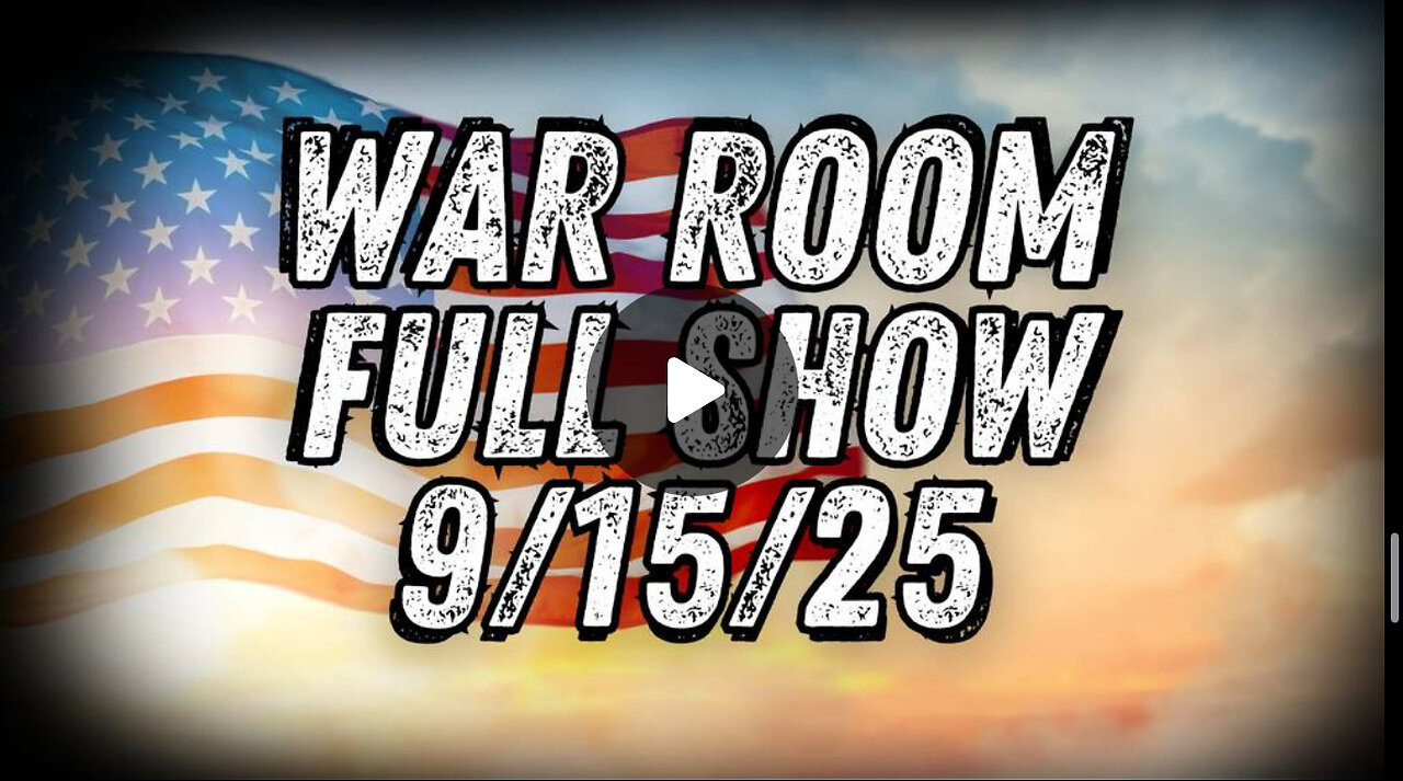 9 15 25 ROB DEW War Room DNA Evidence Links Tyler Robinson to Scene of Kirk Assassination