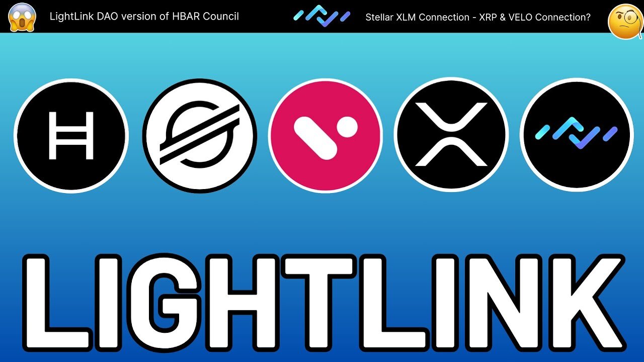LightLink DAO Hedera HBAR XLM Stellar connection: VELO & XRP Connection?