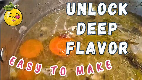🔥 Flavor Bomb! The ULTIMATE Homemade Chicken Stock (You'll NEVER Buy Store-Bought Again!)