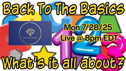 Rescue The Fosters: Back To The Basics - What’s it all about?