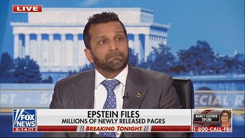 FBI Director: 100% Epstein Killed Himself