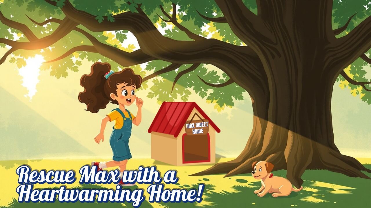 Heartwarming AI Cartoon: Lila & Max Build a Cozy Dog House from Recycled Treasures 🐶✨| Puppy Joy