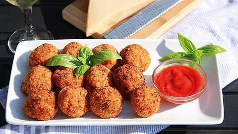 Stop Throwing Away Leftover Rice! Make these Easy, Cheesy Arancini Instead