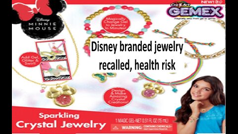 Disney CraZArt Gemex kids jewelry kit recalled, health risk