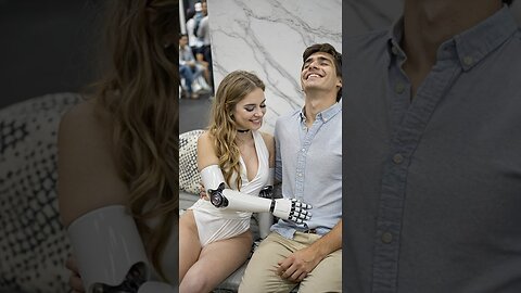 Guy Tries Out the Newest Girlfriend Robot at the Expo