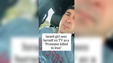 Israeli Girl See Herself On TV As A Murdered Protester In Iran Do You See How Far They'll Go Yet