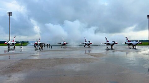 Thunderbirds LAND at JB MDL's 2025 Power in the Pines Air Show!