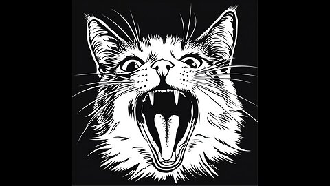 angry cat street