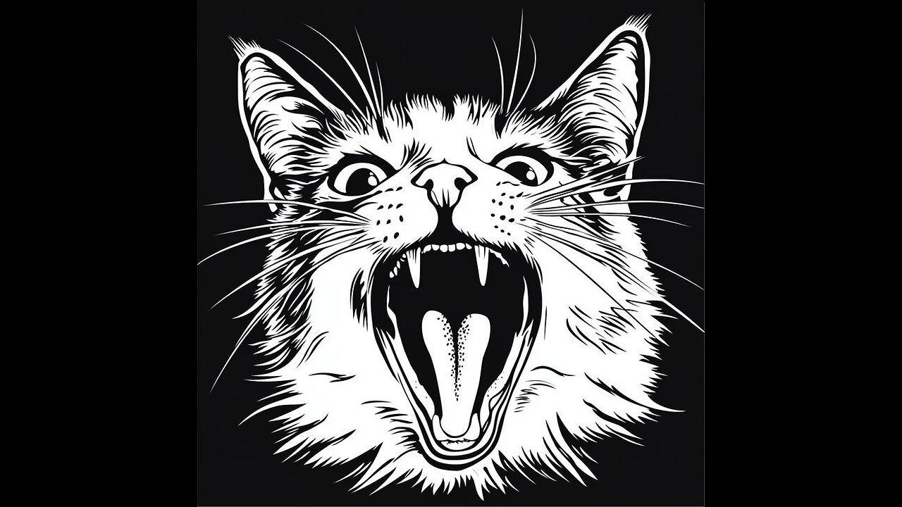 angry cat street