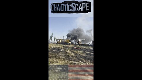 Epic Fire Fight On Nuclear Missile Base! Crane Explosion! #usa #2025 #fire #nature