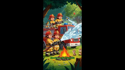 Little Heroes on Fire Trucks: Learning Courage from an Early Age