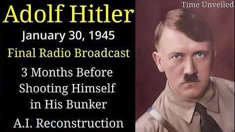 HERE IS HITLER DESCRIBING THAT THE EUROPEAN GOVERNMENTS ☭ WOULD FALL TO BOLSHEVISM IF HE LOST
